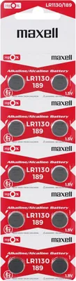 Produktbild von Maxell 20x LR1130 Batterie 10er Blister 1,5 V Knopfzelle LR54 V10GA G10 189 11717100