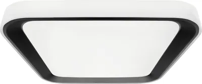 Immagine prodotto di Plafone LED quadrato con telecomando QUADRO bianco e nero 38W, tonalità di bianco, 3230 lm, materiale plastico, dimensioni: 7x40x40 cm, IP20, Milagro