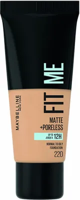 A tube of Maybelline Fit Me! Foundation.