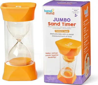 Produktbild von Learning Resources Sanduhr orange 5 Minuten Lernspielzeug