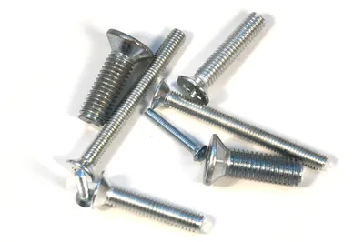 Produktbild von DIN 965 Senkkopfschrauben mit Kreuzschlitz Senkschrauben Vollgewinde ISO 7046 verzinkt (20 Stück, M5x60)