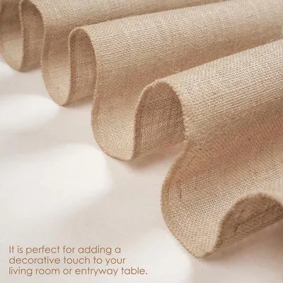 Immagine prodotto di Tovaglia rustica in juta, 30 cm x 23 m di lunghezza, decorativa