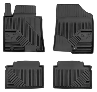 Productafbeelding van Rubberen automatten voor Hyundai i30 II 2011-2017 – 3-delig, zwart, op maat