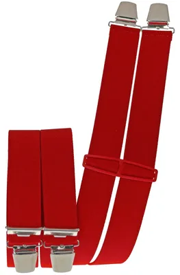 Produktbild von Hosenträger mit 4 extra starken  Clips uni Farben