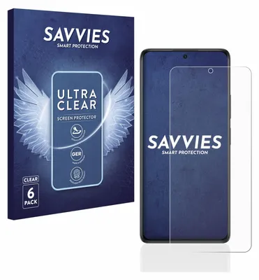Produktbild von 6x Für Xiaomi Redmi Note 10S Schutzfolie Savvies Displayschutz Display Schutz Folie Klar Transparent