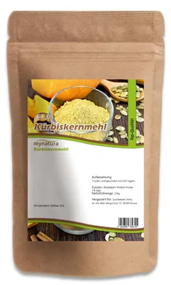 Produktbild von Mynatura Kürbiskernmehl ohne Schale, entölt (ab 100g) - 1000g