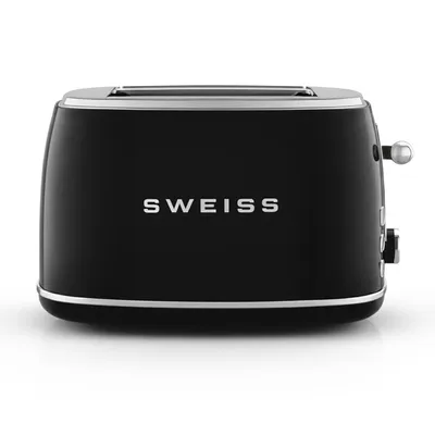 Produktbild von SWEISS Vintage-Toaster GRS9 - Schwarz, KI-generiertes Bild