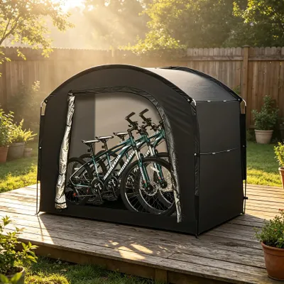 Image de Garage de rangement pour vélos, pour extérieur