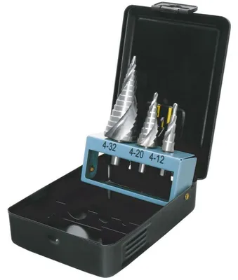 Immagine prodotto di Proteco - 90.42-ST89 - set di punte a gradino ST51,ST52,ST53 a spirale. scanalatura