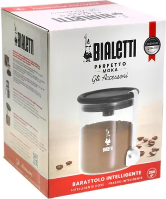 Produktbild von BIALETTI Kaffee-Aromabehälter Glas für 250gr gemahlenen Kaffee