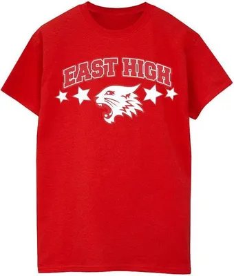 Produktbild von Disney - "High School Musical The Musical Wildcat Stars" T-Shirt für Damen BI48144 (XL) (Rot)