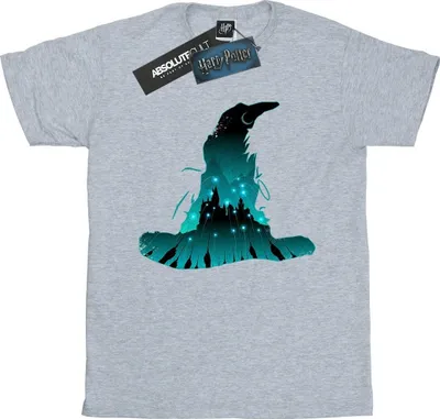 Produktbild von Harry Potter - "Hogwarts" T-Shirt für Damen BI26746 (S) (Grau)