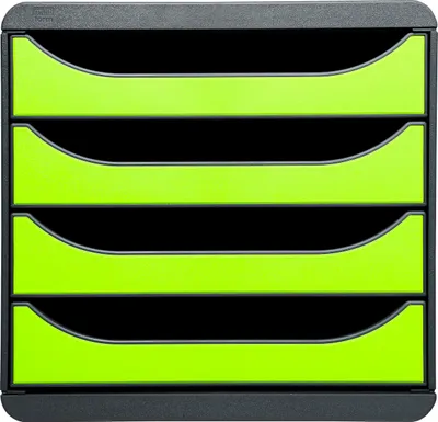 Productafbeelding van Exacompta Archiveringssysteem Big Box, 4 laden, Iderama, groen, artikelnummer 310725D