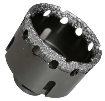 Image de Trépan Diamanté M14 D.68 x Ht. 35 mm - Scie Cloche Professionel - Carrelage, Grès Cérame, Faience, Marbre, Granit - Diamwood
