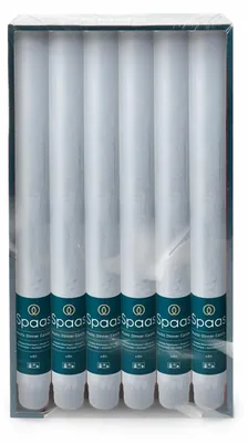 Produktbild von Spaas Dinnerkerzen rustikal - blau - 12x - 25 cm - 10 Brennstunden