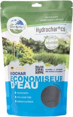 Zdjęcie produktu dla TERRA NOSTRA Hydrochar CS Retentor Wody, 300g, Oszczędność Wody dla Roślin