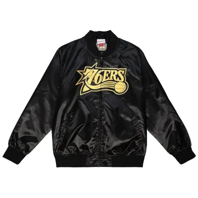 Produktbild von M&N Big Face 4.0 Satin Jacke - NBA Philadelphia 76ers - L