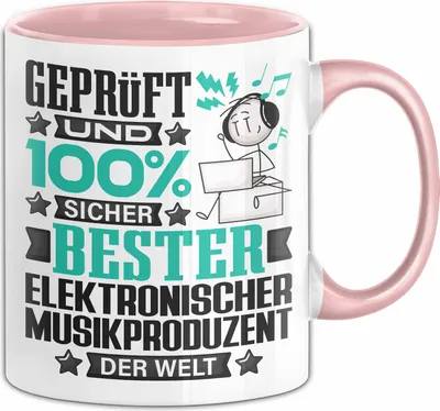Produktbild von ElektronischerMusikproduzent Geschenk Lustiger Spruch für ElektronischerMusikproduzent Geschenkidee Bester ElektronischerMusikproduzent Der Welt (Rosa)