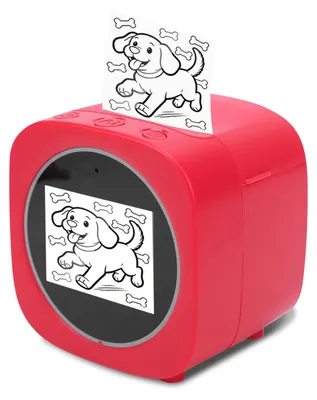 Tragbarer KI-Sprachaufkleberdrucker, 2,4-Zoll-Bildschirm, Thermodruck