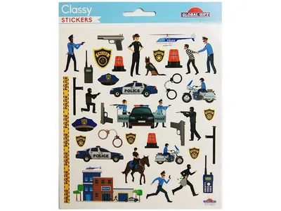 Produktbild von Global Gift Police Classy Aufkleber One Size