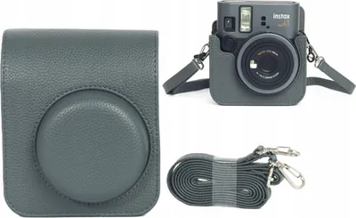 Zdjęcie produktu dla Futerał Etui Pokrowiec Case na Aparat do Aparatu Fujifilm Instax Mini 41 / Szary
