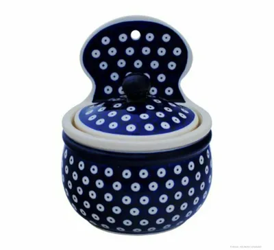 Produktbild von Original Bunzlauer Keramik 700 ml Vorratsdose zum Aufhängen 12x17,4 cm Design 42