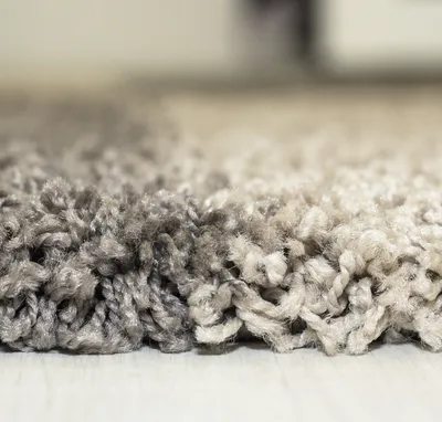 Produktbild von Hochflor Teppich Gianna Läufer, Farbe: Taupe, Größe:80x250 cm