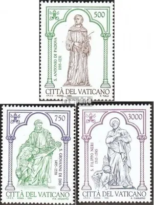 Produktbild von Briefmarken Vatikanstadt 1995 Mi 1158-1160 (kompl.Ausgabe) gestempelt Antonius von Padua