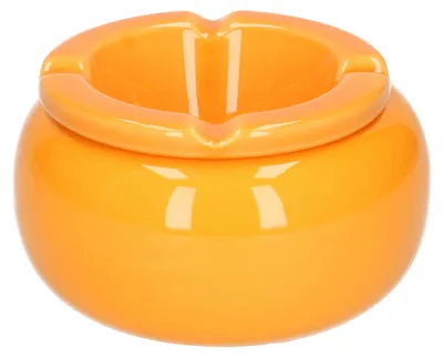 Produktbild von Cepewa Storm Aschenbecher - orange - rund - 11 cm - Keramik - Aschenbecher