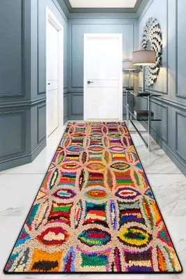 Produktbild von Conceptum Hypnose, Circulo- Circulo DjtCHL, Bunt, Teppichläufer, 100 x 200 cm, 100% POLYESTER