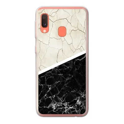 Produktbild von MuchoWow® Handyhülle Schutzhülle Hülle für Samsung Galaxy A20e Marmor - Muster - Luxus Silikon Softcase Handy Hülle - Abdeckung