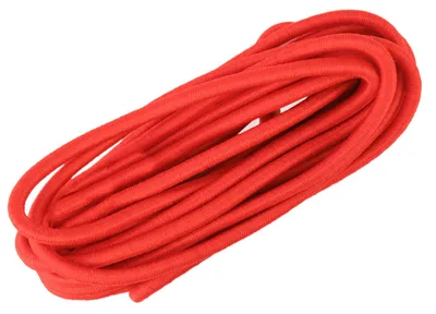 Produktbild von 3m Gummikordel 3mm Gummiband Gummischnur Hutgummi Rundgummi f. Bekleidung uvm., Farbe:rot