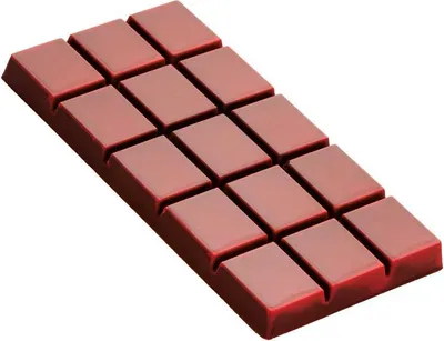 Obrázek produktu pro Polykarbonátová forma na čokoládu - klasická tabulka