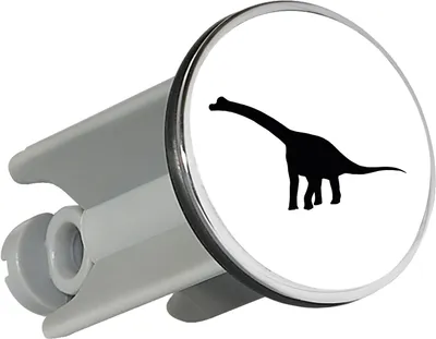 Produktbild von Huuraa Waschbeckenstöpsel Brachiosaurus Dinosaurier 4cm höhenverstellbar Abflussstopfen Geschenkidee