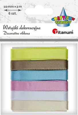 Immagine prodotto di Nastro Titanum 6 colori 10mm mix 2m (1cmx2m)