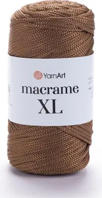 Produktbild von Yarn Art Macrame XL 151 Kakao Polyester Kordel 3mm 250g 130m Makramee Tasche