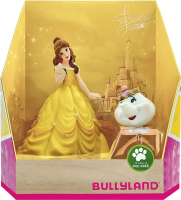 Produktbild von Bullyland Disney Spielfigur Belle und Madame Pottine Doppelpack gelb