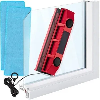 Image de Nettoyeur magnétique pour fenêtres Famanu - Double nettoyeur pour vitres simples