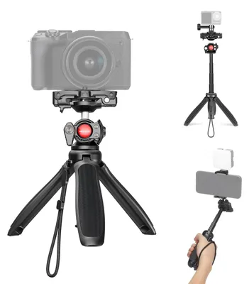 Produktbild von NEEWER TP38 Handy Kamerastativ, 15" ausziehbarer Selfie Stick aus Metall
