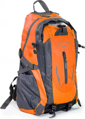 Obrázek produktu pro Trekingový batoh 40 L turistický batoh pánský dámský batoh voděodolný na kemping turistika oranžový
