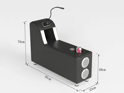Obrázek produktu pro Rohová sedačka ve tvaru L, černá, s LED osvětlením, moderní design, obývací pokoj, kvalitní nábytek