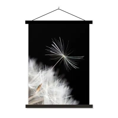 Produktbild von MuchoWow® Textilposter Blume - Löwenzahn - Pflanze 120x160 cm mit schwarzem Rahmen - Magnetischer