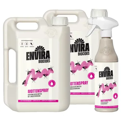 Produktbild von Envira Motten Abwehrspray im Nachfüllpack 2x2L+500ml
