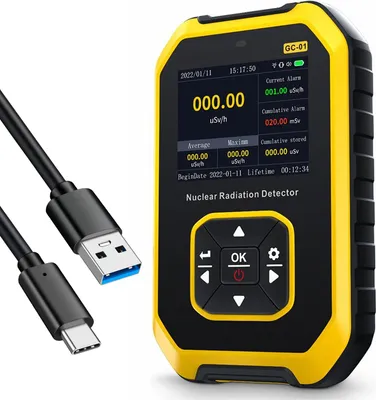Image de GC01 Compteur Geiger Détecteur de radiations nucléaires Dosimètre personnel Rayons X Testeur de radioactivité
