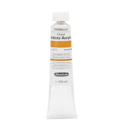 Produktbild von Schmincke 120ml PRIMAcryl Neapelgelb dunkel Acryl 13 673 012 ***