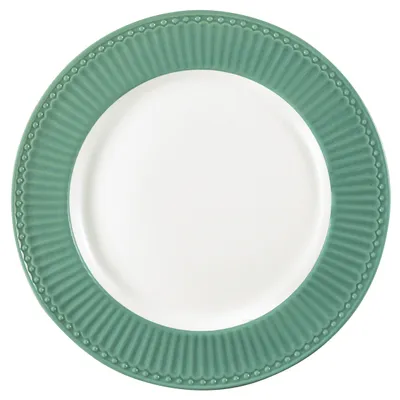 Produktbild von Greengate Alice Speiseteller dusty green 26,5 cm