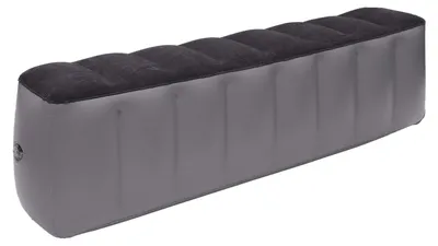 Zdjęcie produktu dla Materac samochodowy - Dmuchany - PVC - Czarny i szary - Na tylną kanapę
