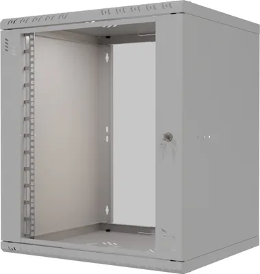 Produktbild von RACK 19" 12U 450mm Server Rack Serverschrank aus Glas Grau Stalflex