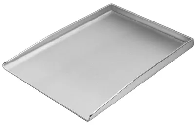 Image de Plaque de cuisson universelle en acier inoxydable, dimensions 27x20 cm