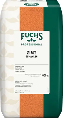 Zdjęcie produktu dla Fuchs Professional cynamon mielony delikatnie słodkie korzenne przyprawy 1000g